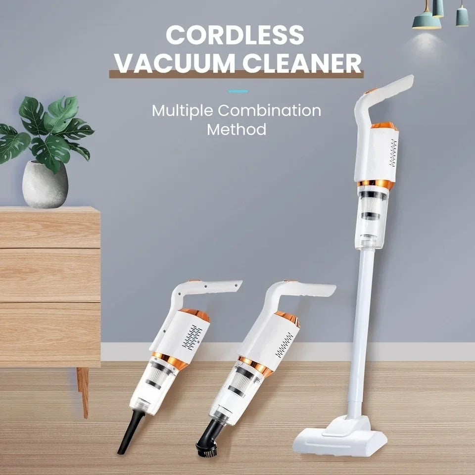 3-in-1 Wireless Vacuum Cleaner – 120W 7500PA Cordless Handheld with LED & HEPA Filter