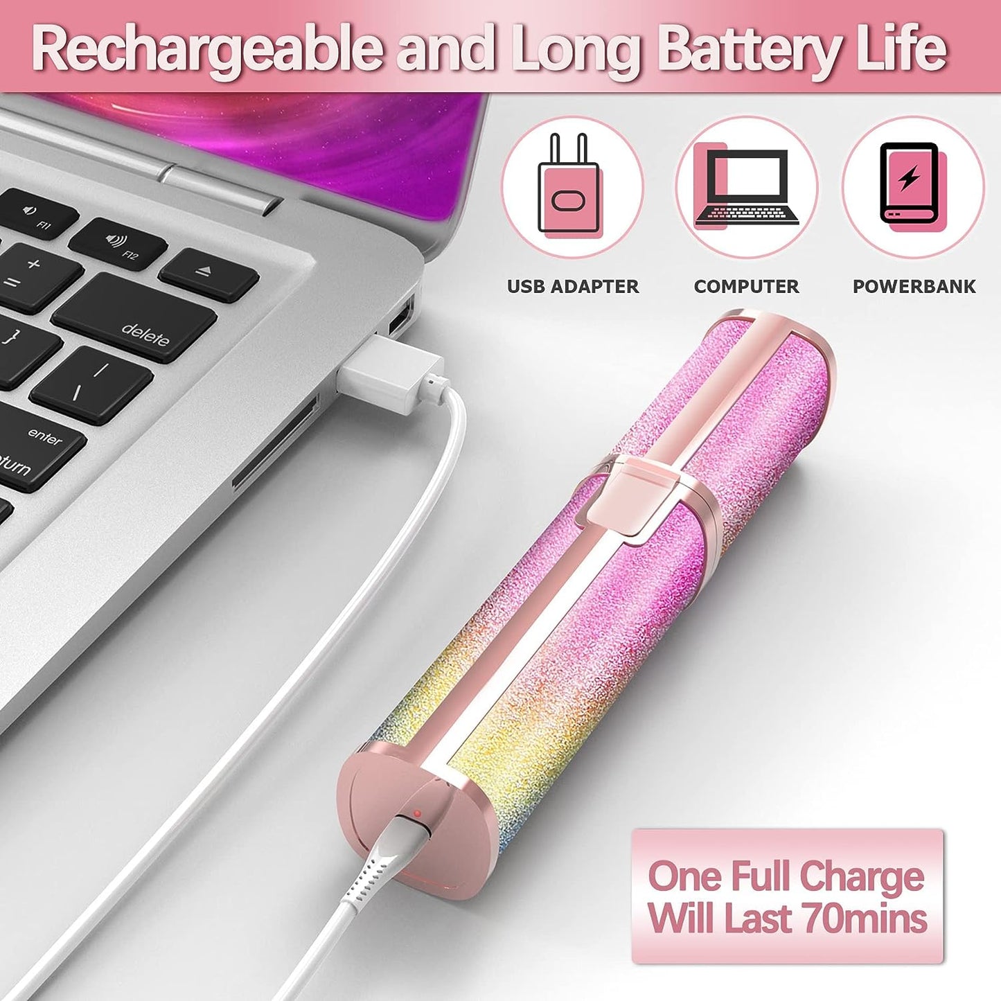 2 in 1 Rechargeable Flawless Trimmer & Facial Hair Remover