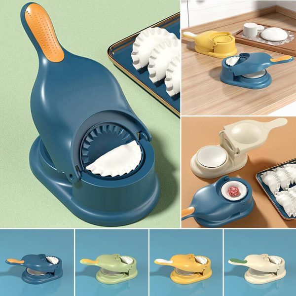 2-in-1 Dumpling Maker & Dough Press Machine | Portable Samosa & Gujiya Mould Tool