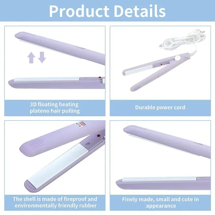 Mini Hair Straightener – Lightweight Portable Travel Styling Tool