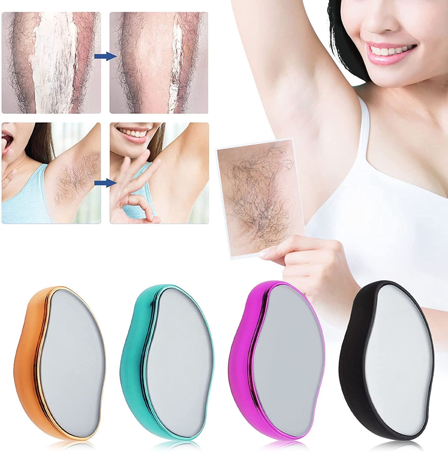 π Magic Crystal Hair Eraser β Painless Hair Remover for Silky Smooth Skin (Reusable & Easy to Clean)
