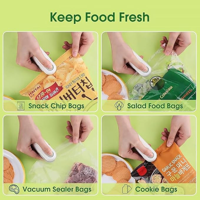 Portable USB Rechargeable Mini Bag Sealer & Cutter