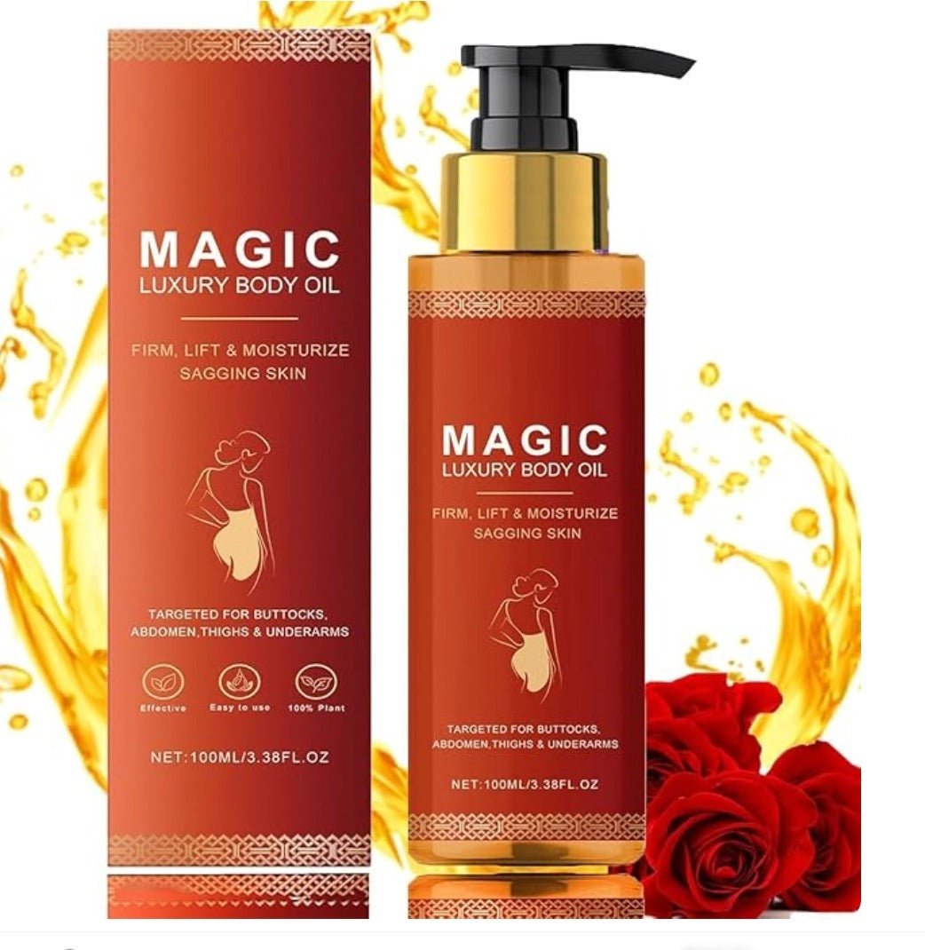 Magic Luxury Firming & Moisturizing Body Oil – 100ml Plant-Based Formula