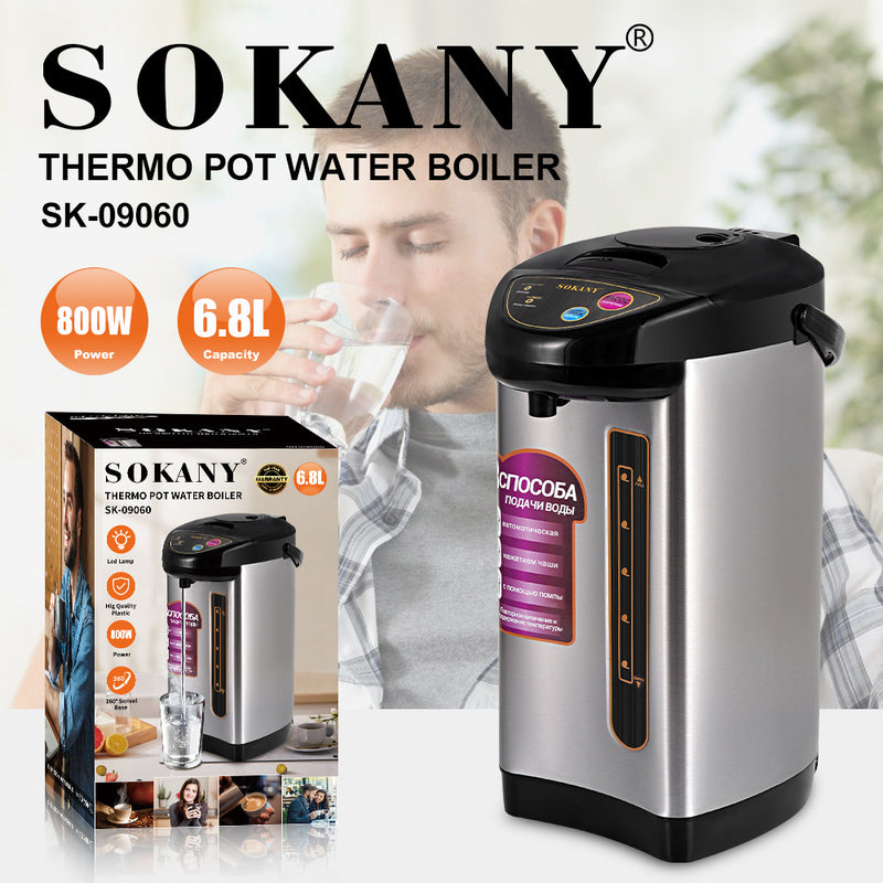 SOKANY Thermo Pot Water Boiler – Electric Hot Water Dispenser