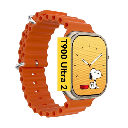 T900 Ultra 2 Series 9 2.19 Inch Screen Laxasfit Smart Watch (Orange Color)