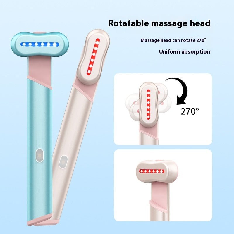 4-in-1 Electric Eye Massager – Red & Blue Light | Microcurrent | Warmth | Anti-Aging | Dubai UAE