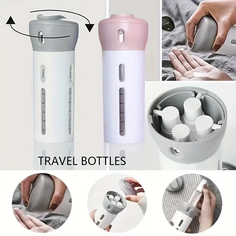 4-in-1 Portable Oil Dispenser Bottle – 3 Spray Bottles + Funnel | Kitchen & BBQ | Dubai UAE