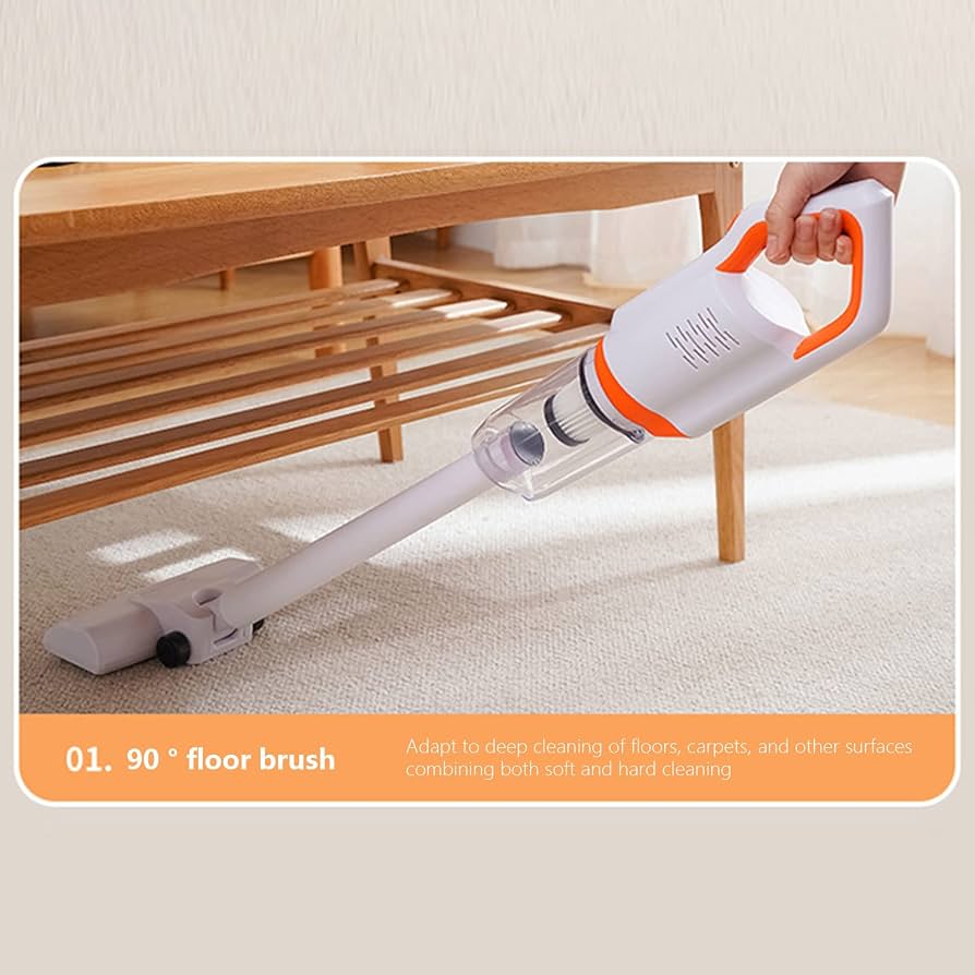 3-in-1 Wireless Vacuum Cleaner – 120W 7500PA Cordless Handheld with LED & HEPA Filter