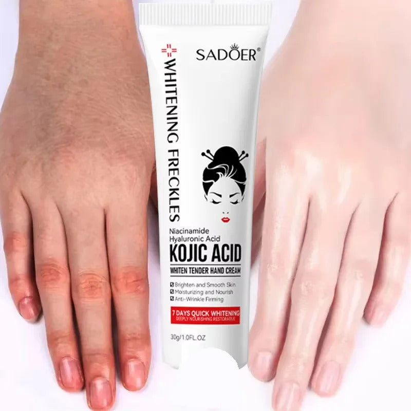 Sadoer Kojic Acid Hand Cream – Whitening, Brightening & Deep Moisturizing