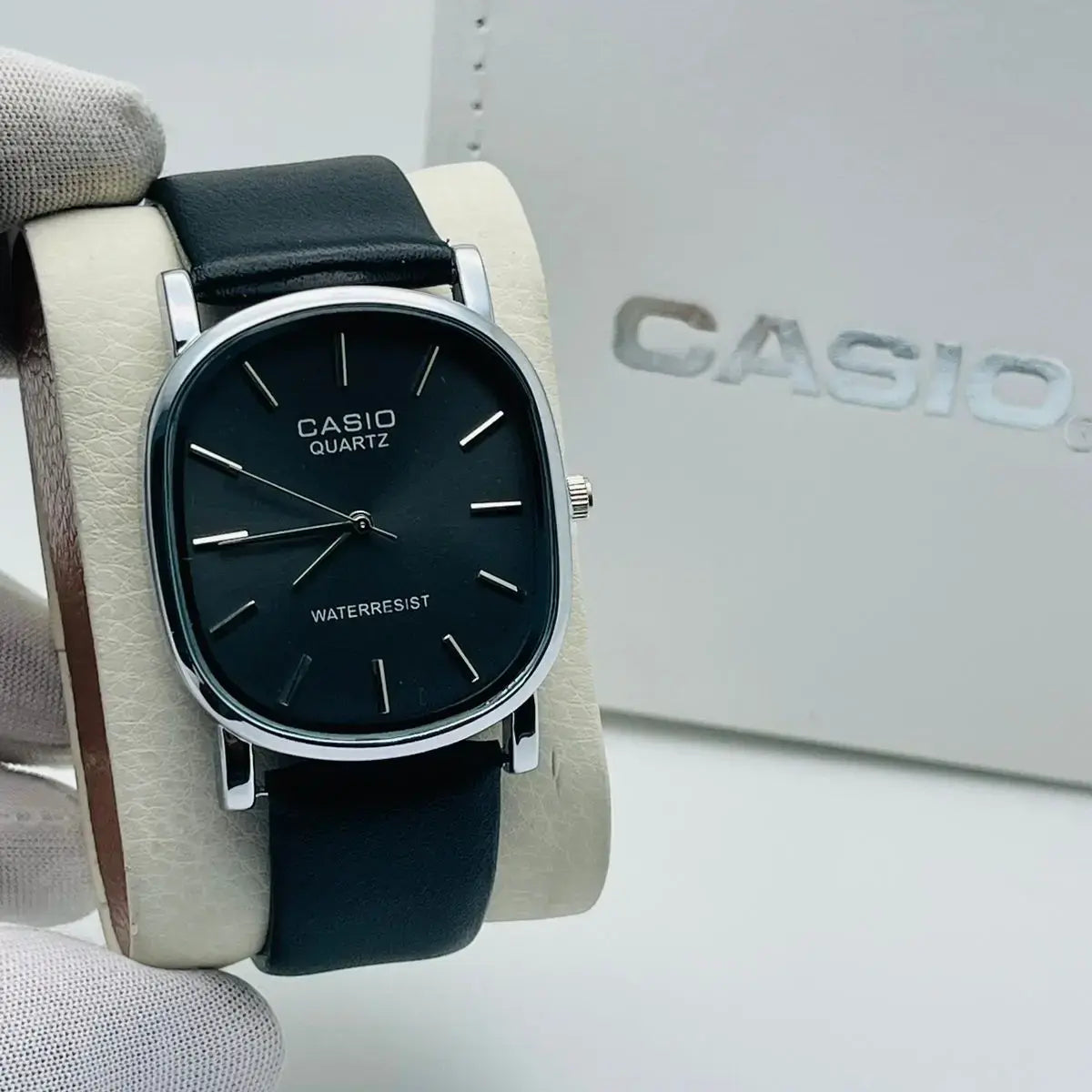 Original Casio Leather Wristwatch – Classic Swiss Quartz Men's Watch