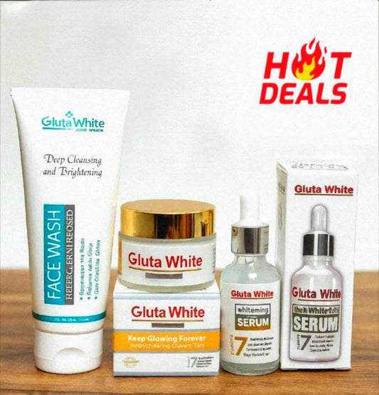 Glutta White Serum Night Cream Face Wash ( Hot Deal Pack Off 3 ) Brighten. Hydrate. Glow – Naturally Radiant Skin Starts Here ...
