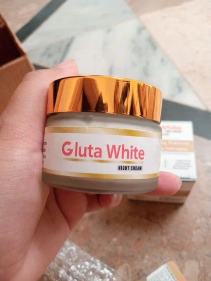 Glutta White Serum Night Cream Face Wash ( Hot Deal Pack Off 3 ) Brighten. Hydrate. Glow – Naturally Radiant Skin Starts Here ...