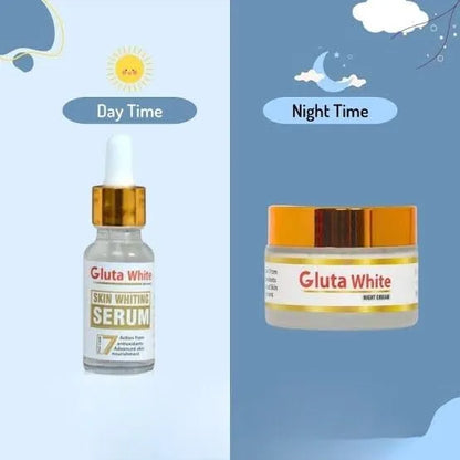 Glutta White Serum Night Cream Face Wash ( Hot Deal Pack Off 3 ) Brighten. Hydrate. Glow – Naturally Radiant Skin Starts Here ...