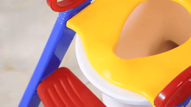 Children Toilet Training Ladder – Foldable Potty Step Stool with Handrails