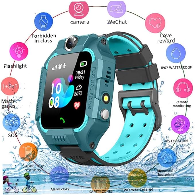 Alreha Kids Smart Watch – GPS Tracker & Calling Smartwatch for Children