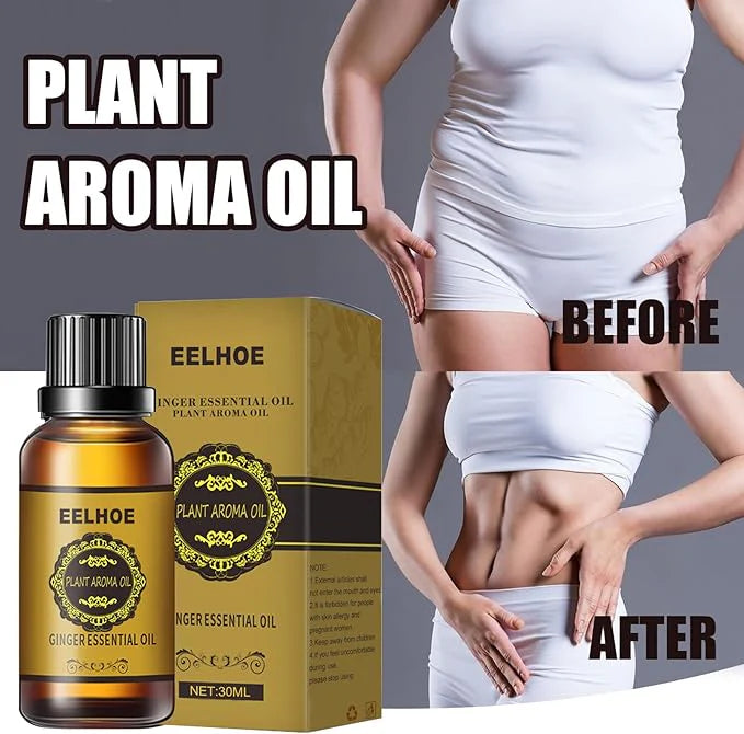 EELHOE Ginger Essential Oil – Natural Massage & Aromatherapy Oil 30ml