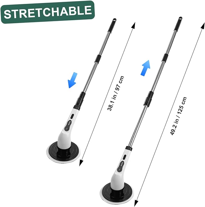 Electric Cleaning Brush - Cordless Spin Scrubber