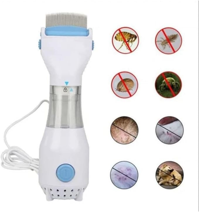 Electric Head Lice Remover Comb – Chemical-Free, Safe for Kids & Adults