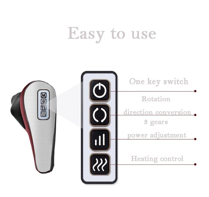 Electric Massage Pillow – Multifunctional Neck, Back & Waist Massager