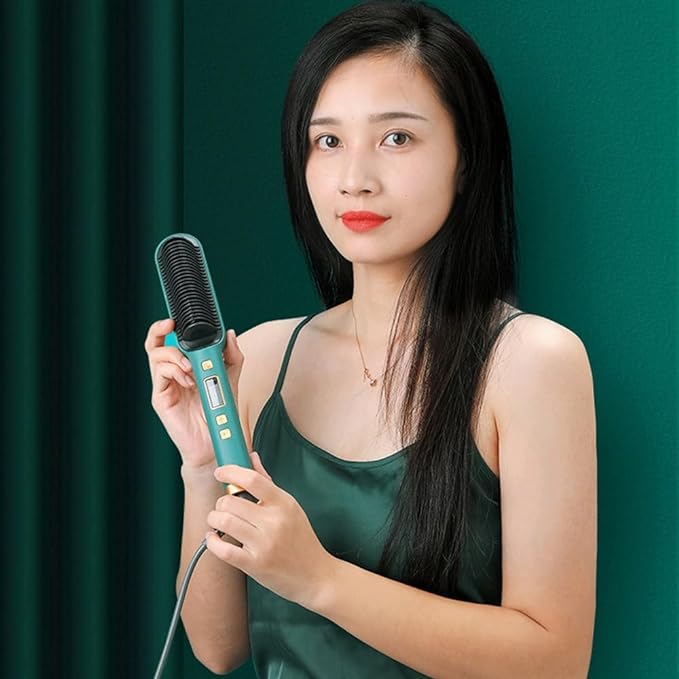 Hair Straightener Comb – 15-Sec Rapid Heat | Frizz-Free Salon Finish | Dubai UAE