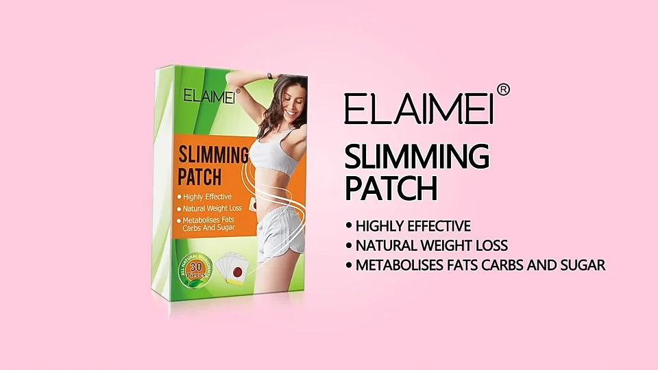 30pcs Slimming Patches Natural Weight Loss Diet Weight Loss Detox Adhesive Pads Lazy People Quietly Stick To Belly.