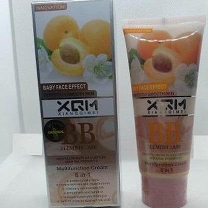 XQM BB Cream Blemish Base 6 in 1 Multifunction Cream Baby Face Foundation Effect With SPF 65ml