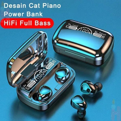 M10 TWS Bluetooth Air buds 3500mAh Power Bank Wireless Earphones with Microphone 9D Stereo Sports Waterproof Earbuds