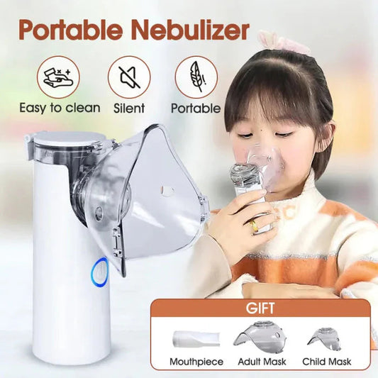 Mesh Portable Nebulizer Machine & Mask for Kids and Adults Mini Inhaler Nebulizer