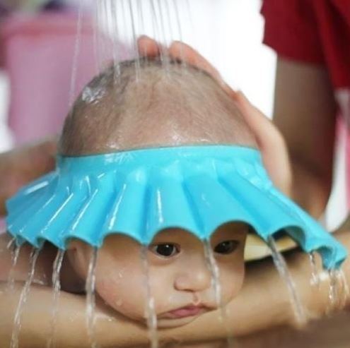 Shower Cap With Ear Protection Waterproof toddler Sun Protection Hat for Washing Hair Visors For Both Baby Girl And Baby Boy