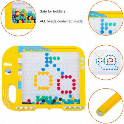 New Magnetic Drawing Board for kids and Toddlers, best for Learning Board for Toddler Kids (Elephant - Yellow)