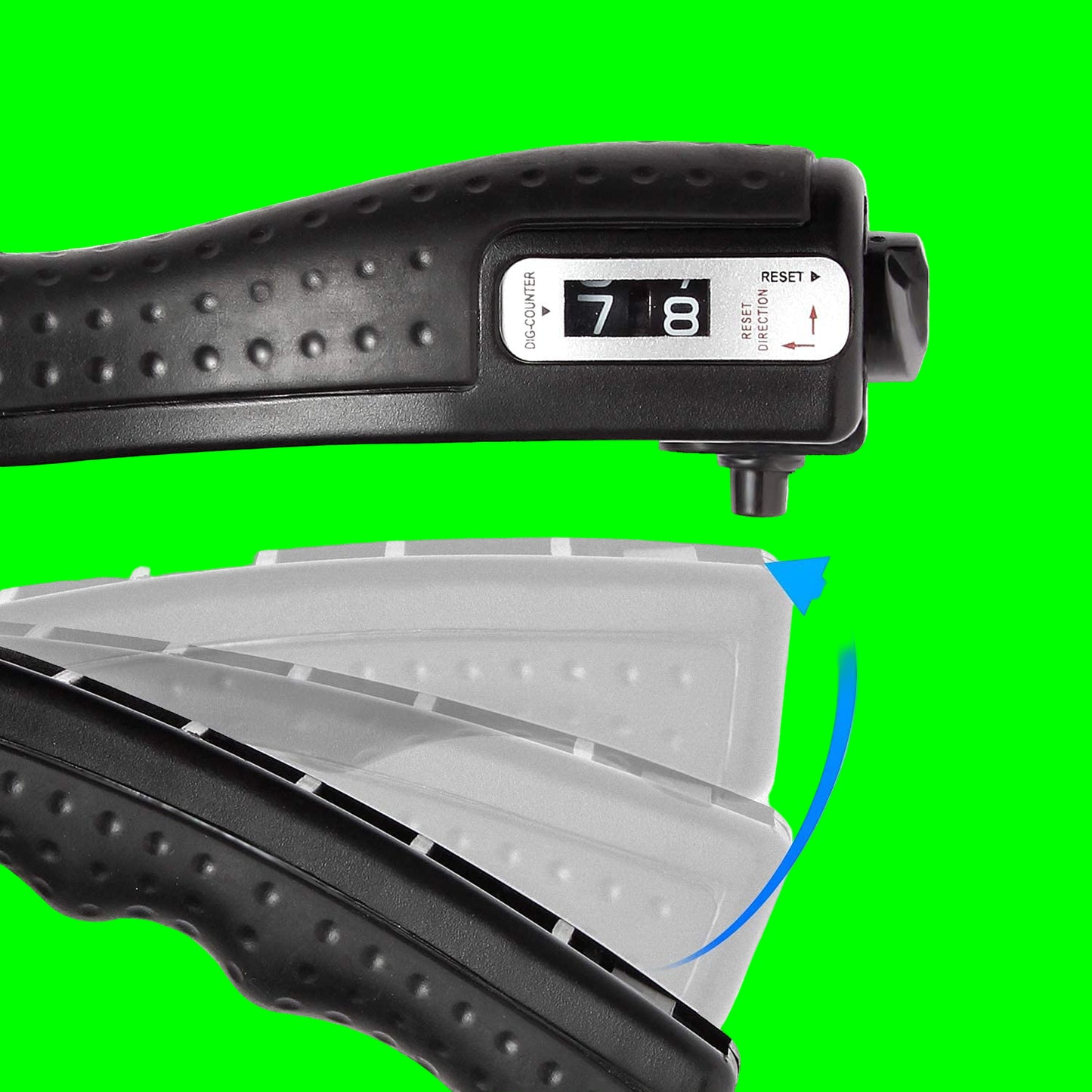 Automatic Counting Hand Gripper With Rubber Grip Adjustable Resistance Non-Slip Hand Grip Strength Trainer Fingers Wrist Forearm Exerciser Workout Gear Home Gym Exercise Equipment Hand Gripper 5-60KG Automatic Non-Slip Hand Strengthen