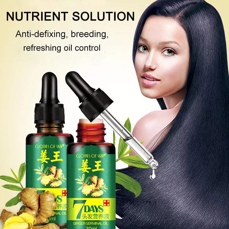 7 Days spray Hair Growth Germinal Serum Oil Natural Hair Treatment Effective Fast Growth Hair Care 30ML