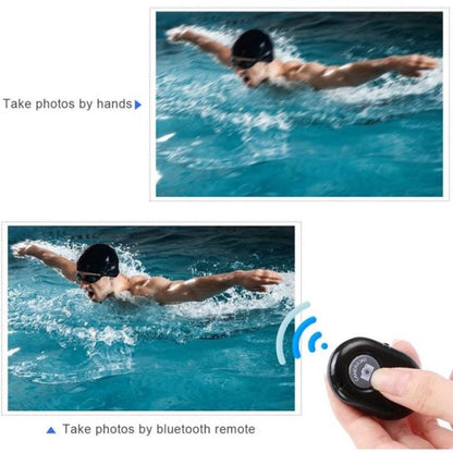 Bluetooth Shutter Camera Remote Control for iOS and Android Phones, Self-Timer, Long Distance Up to 10m