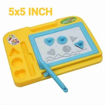 Smart Kids Magnetic Learning Doodle Board, Drawing & Writing Pad | Educational Erasable Travel Toy