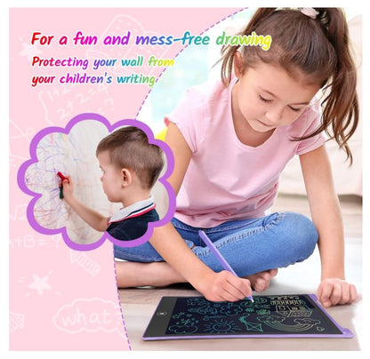 LCD Writing Tab Pad Up to 12 inch LCD Writing Tablet for Kids Toys Single and multi Color Erasable Digital Drawing Pad | Best Gift For Children Educational Learning Doodle Drawing Tablet Pad, Toys for 3 4 5 6 7 8 Year Old Girls Boys Kids