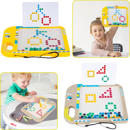 New Magnetic Drawing Board for kids and Toddlers, best for Learning Board for Toddler Kids (Elephant - Yellow)