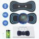 Full Body Mini Butterfly Massager Pad with 8 Modes & 19 Intensity Levels | Rechargeable Electric Massage Device for Neck, Back & Pain Relief | EMS TENS Therapy Machine for Men & Women