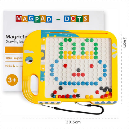 New Magnetic Drawing Board for kids and Toddlers, best for Learning Board for Toddler Kids (Elephant - Yellow)