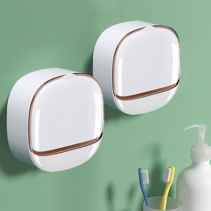 🛁 Luxury Wall Soap Holder with Drain Tray | Keeps Soap Dry & washroom Stylish
