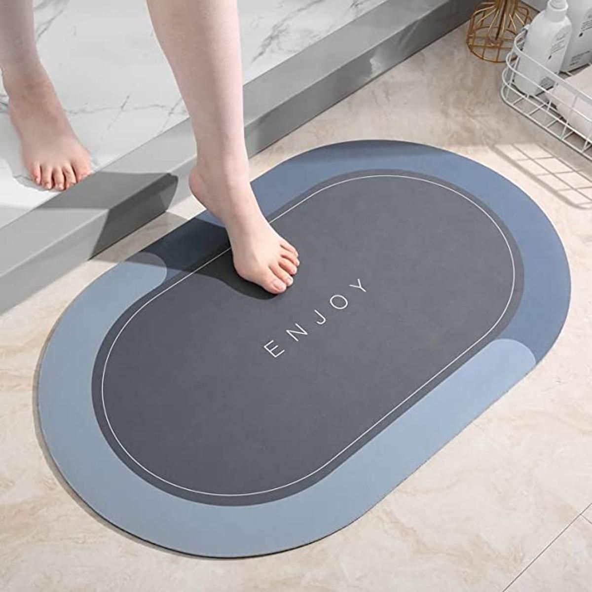 Bath Mat Water Absorbent Non-Slip, Water Absorbent Bath Carpet for Bathroom, Shower Room, Tub, Entryway, Kitchen, Sink - Random designs