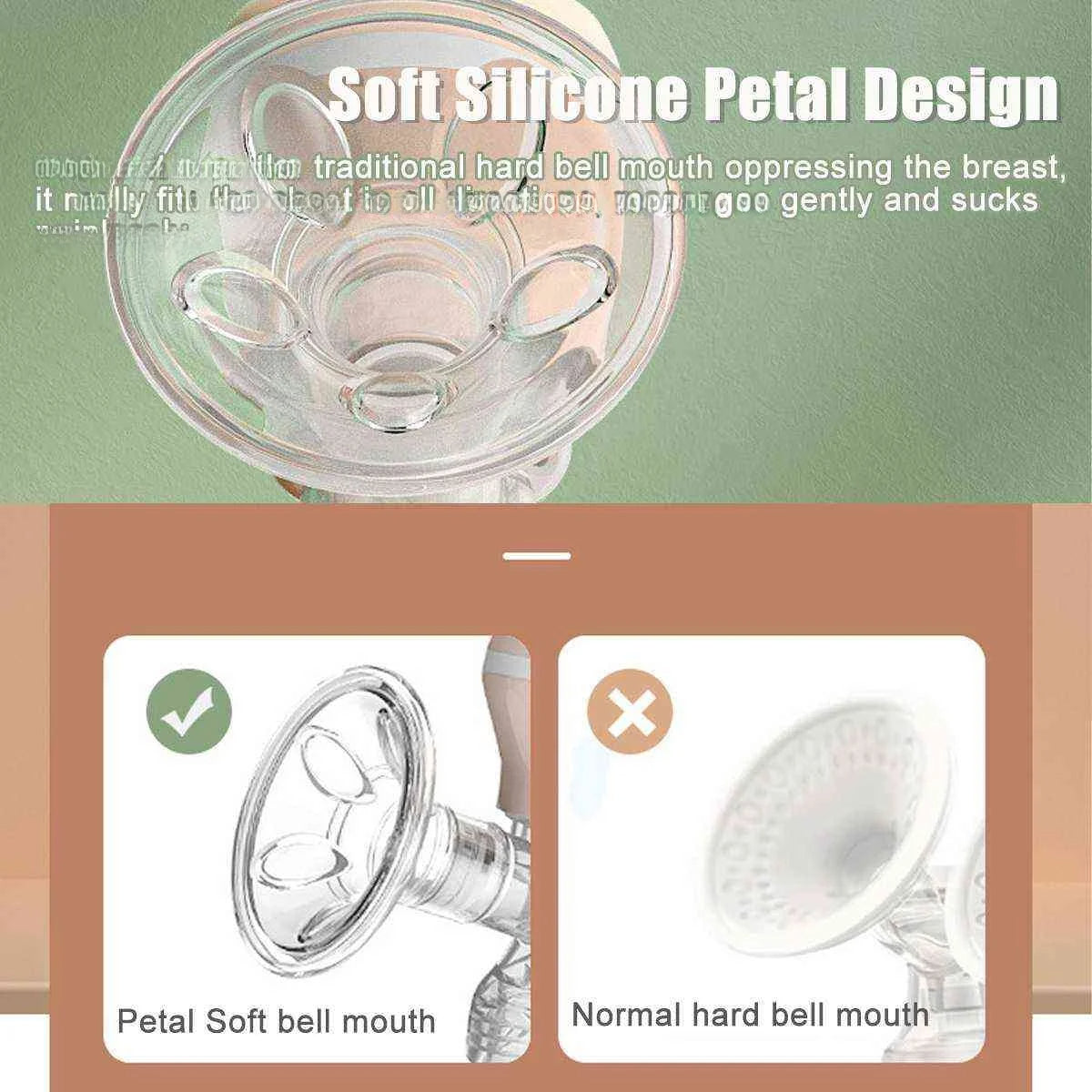 Rechargeable Electric Breast Pump 160 ml – High Suction, Silent & Comfortable Breastfeeding Pump with Portable Wireless Design, Painless Milk Extraction, Anti-Backflow Safety & Food-Grade BPA-Free Bottle for Moms