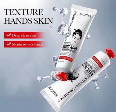 Sadoer Kojic Acid Hand Cream – Whitening, Brightening & Deep Moisturizing