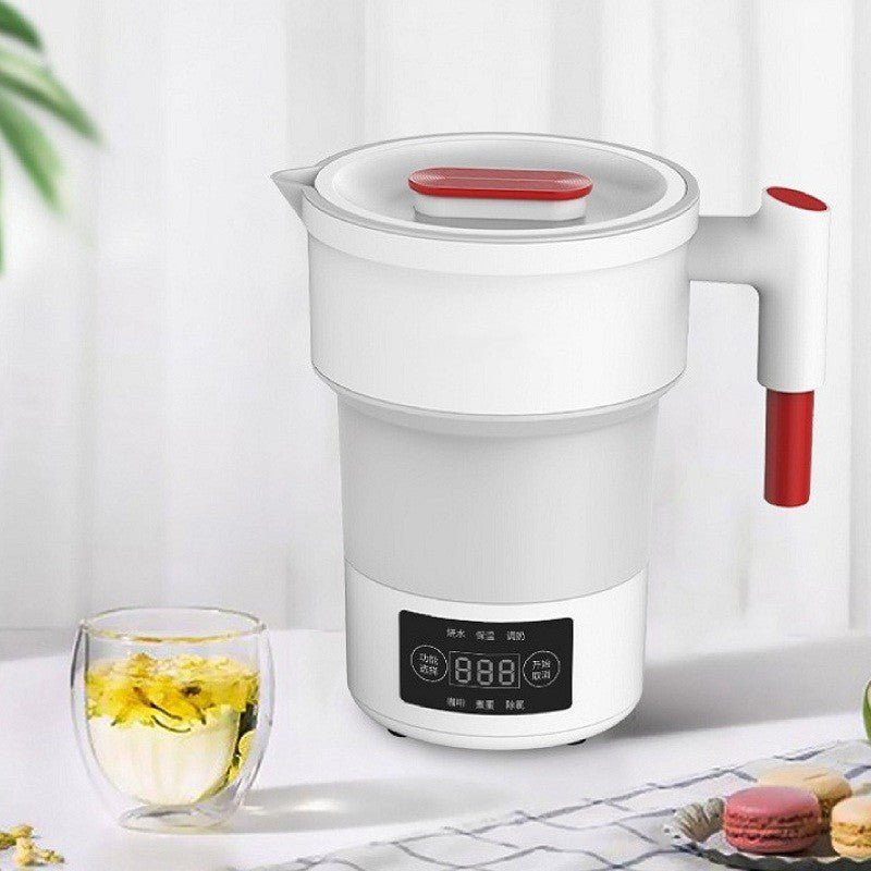 Mini Portable Travel Silicone Electric Kettle – 600ml Foldable Design