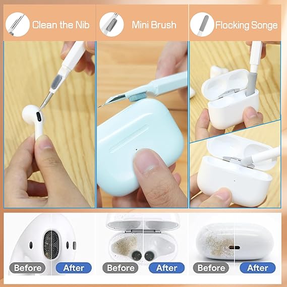 Multi-Functional Electronics Cleaning Kit – 10-in-1 Screen, Lens & Port Cleaner