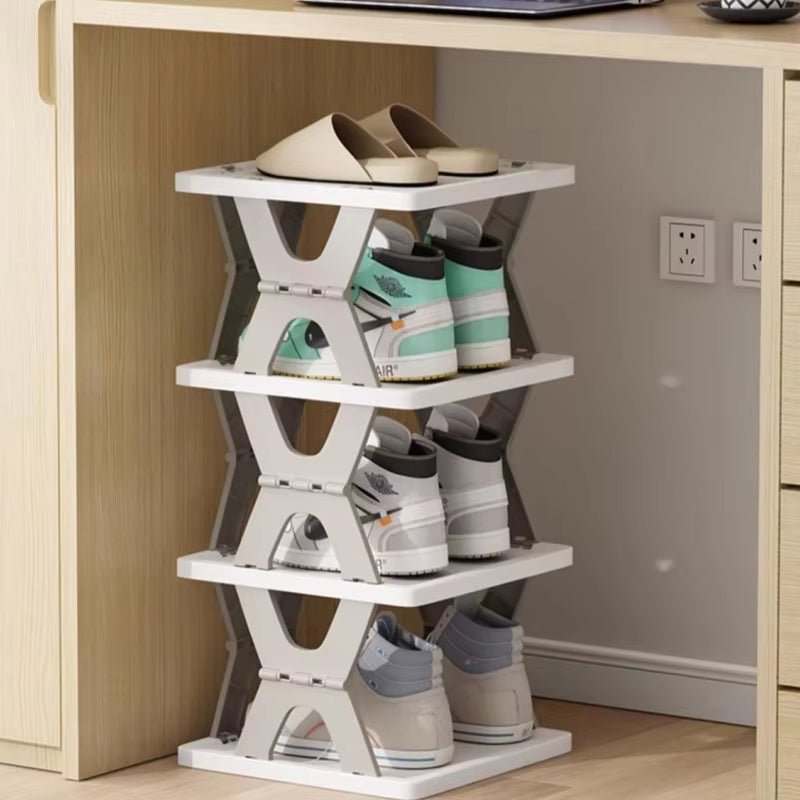 6-Tier Multifunctional Storage Rack – Stackable Shoe & Home Organizer