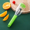 Multifunctional Vegetable Peeler with Storage Tube – Stainless Steel Kitchen Peeler