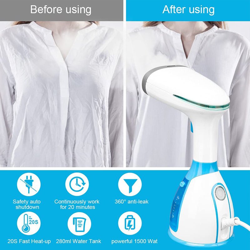 Portable Garment Steamer – Handheld Clothes Steamer with Auto Shut-Off