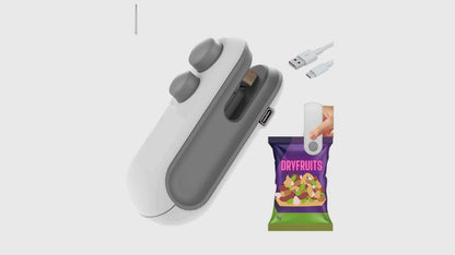 Portable USB Rechargeable Mini Bags sealer & Cutter