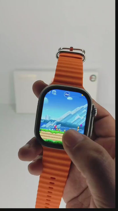 S10 ultra call 2 2025 new arrival [4G LTE SIM] S8 Ultra Android 4gB+64GB Play Store GPS WiFi Bluetooth Health Monitoring Phone Call Smart Android Watch