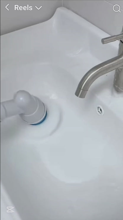 Electric spin scrubber brush, rechargeable